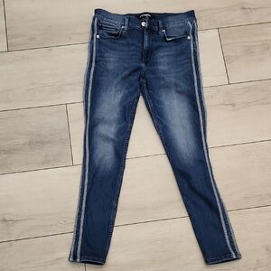 Express Pen StrippedDark Blue Skinny Jeans Size4